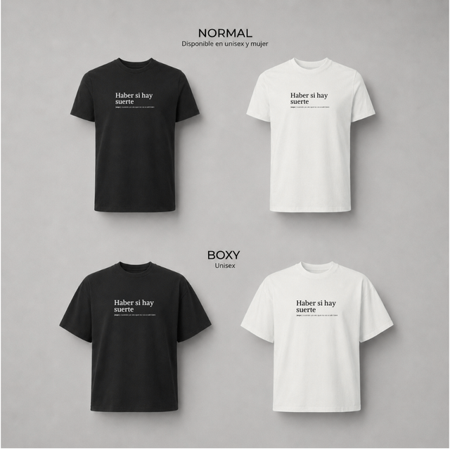 Haber si hay suerte - Camisetas