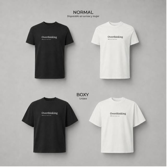 Overthinking - Camisetas