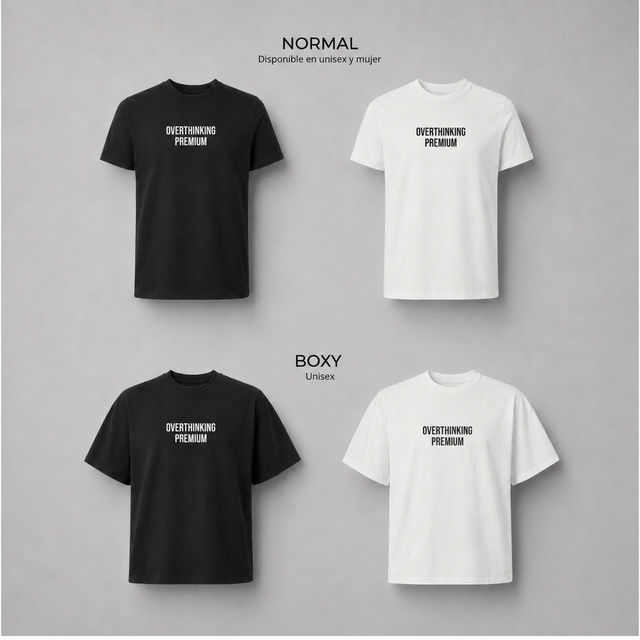 Overthinking premium - Camisetas