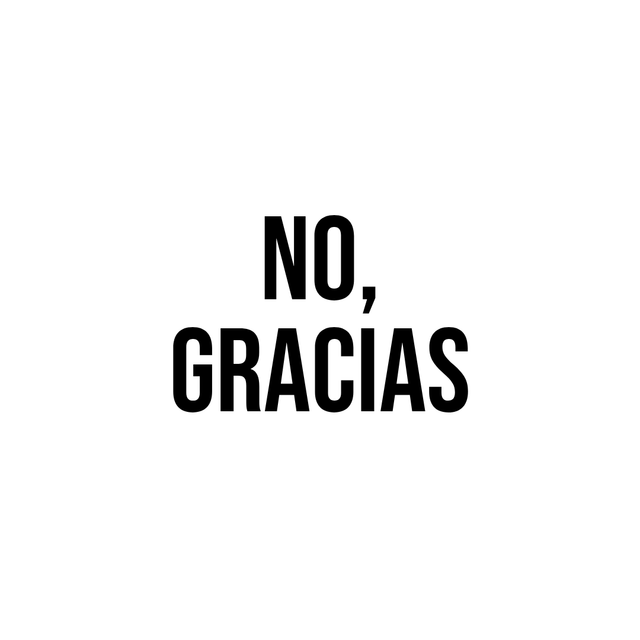 No, gracias - Vestido