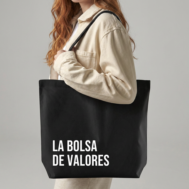 Totebag la Bolsa de valores