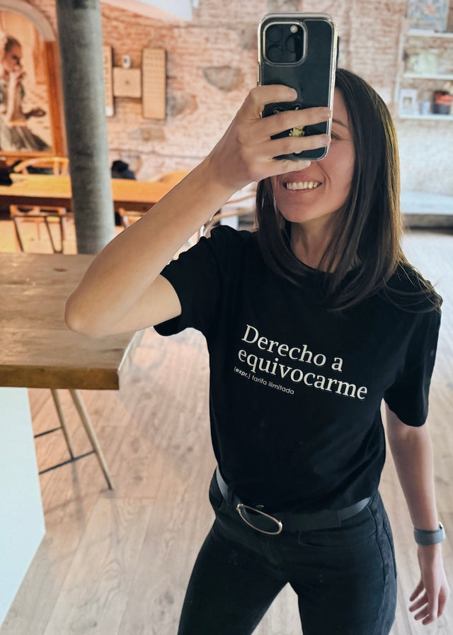 Derecho a equivocarme - Camisetas