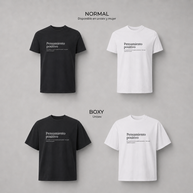 Pensamiento Positivo - Camisetas